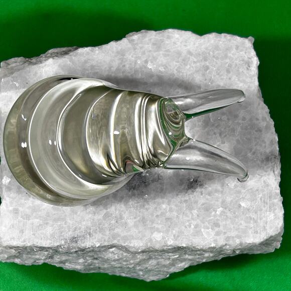 Walrus Figurine Glass "Tusks" Limited Edition #28 Handmade Chodirker & Price - Picture 7 of 9